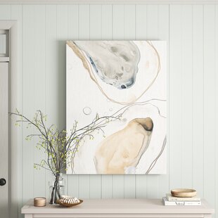 Wayfair Blue Canvas Art You Ll Love In 2024   Ocean Oysters Iv On Canvas Print 